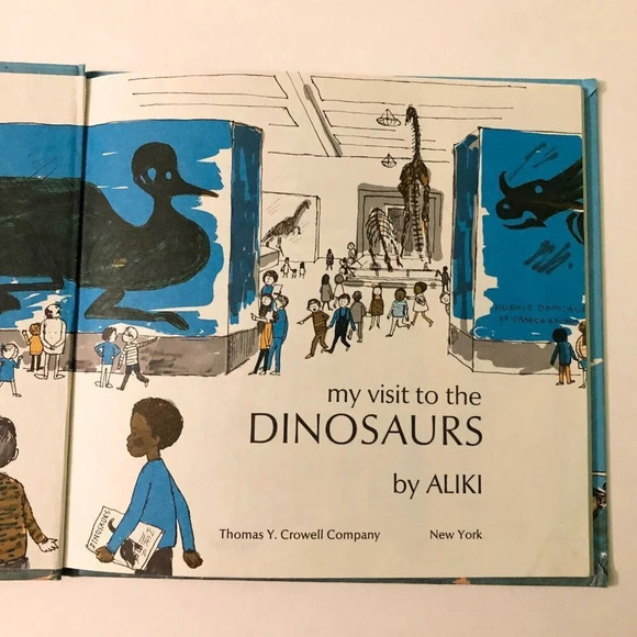 Vintage 1969 My Visit to the  Dinosaurs by Aliki Science Book - Picture 7 of 16